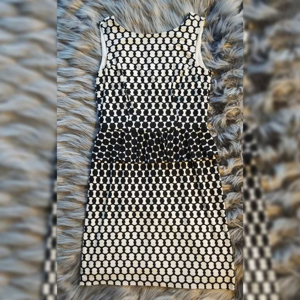 Black and White Cocktail Dress